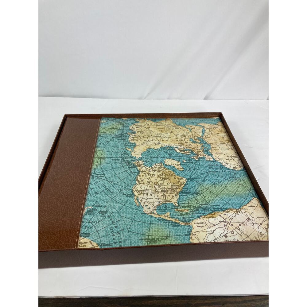 New 12x12 Scrapbook - World Atlas Design